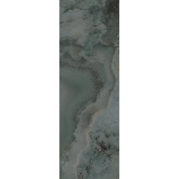 Керамогранит КМ Джардини серый темный глянцевый обрезной 40x120x1